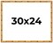 30x24 Bamboo Picture Frame with UV-Resistant Acrylic & Acid Free Backing, Available in 4 Finishes - Brown, Black, Gold, and Natural